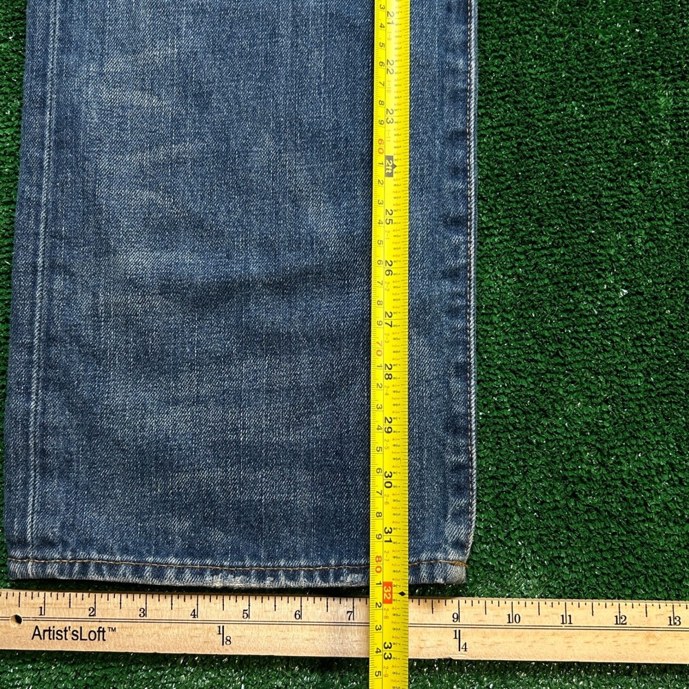 Classic Fit 867 Polo Ralph Lauren Faded Denim Jeans Blue 38x32 - Picture 8 of 11